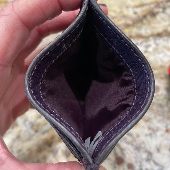 Coach plum color Card Holder - Picture 3 of 5